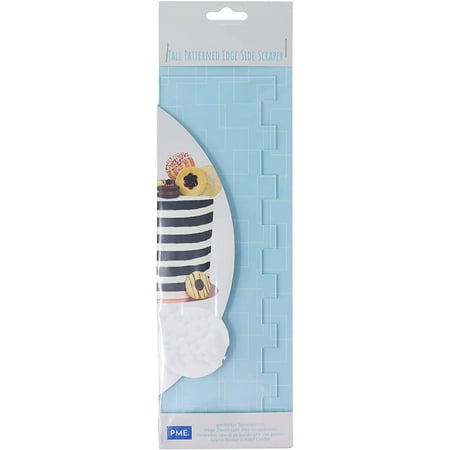 Tall Patterned Edge Side Scraper for Cake Decorating-Stripes Acrylic 10