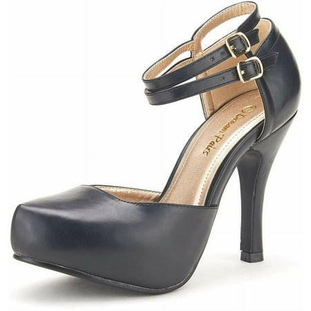 Women Classic Mary Jane Pumps Ankle Strap Almond Toe Stilettos Heel Pump Shoes
Women Classic Mary Jane Pumps Ankle Strap Almond Toe Stilettos Heel Pump Shoes