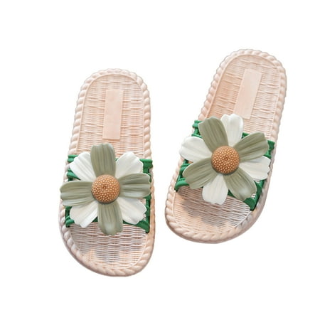 Hawee Waterproof Flower Sandals Girls Summer Shoes JW260 Size 7-13.5