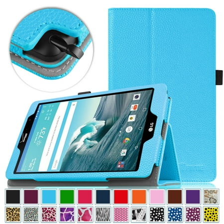 LG G Pad X8.3 Inch (4G LTE Verizon Wireless VK815) Android Tablet Case - Fintie Folio Cover with Auto Sleep\/Wake, Blue
