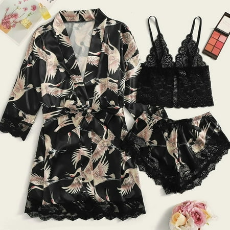 Lace Cran Shorts 3pcs Nightgown Suspenders Satin Printing Pajamas Pajamas + Ladies Stitching Suit + E Yes Daddy Romper plus Size Cute Lingerie And Stockings And Sleeves
Lace Cran Shorts 3pcs Nightgown Suspenders Satin Printing Pajamas Pajamas + Ladies Stitching Suit + E Yes Daddy Romper plus Size Cute Lingerie And Stockings And Sleeves