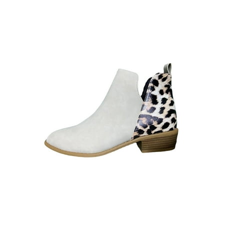 Lacyhop Ladies Ankle Boots Chunky Heel Short Bootie Pointy Toe Winter Shoes Walking Slip Resistant Fashion Shoe Anti-Slip Side Zip Boot Beige 5
Lacyhop Ladies Ankle Boots Chunky Heel Short Bootie Pointy Toe Winter Shoes Walking Slip Resistant Fashion Shoe Anti-Slip Side Zip Boot Beige 5
