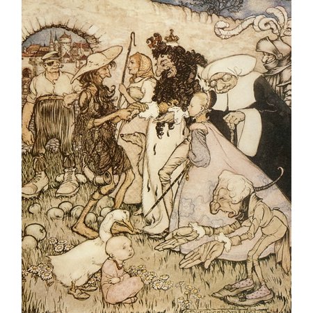Book of Pictures 1913 Once Upon A Time Canvas Art - A Rackham (18 x 24)