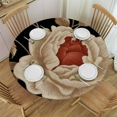 Abstract Round Tablecloth Fitted Tablecloth with Elastic Edge Design Oil-Proof Stain-Resistant Round Table Cover
Abstract Round Tablecloth Fitted Tablecloth with Elastic Edge Design Oil-Proof Stain-Resistant Round Table Cover