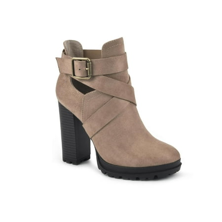 Seven Dials Womens Huntley Faux Leather Casual Ankle Boots