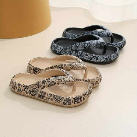 Women s Paisley Print Flip Flops Fashionable Soft Sole Platform Slide Shoes Comfy Indoor & Outdoor Summer Beach Slides
Women s Paisley Print Flip Flops Fashionable Soft Sole Platform Slide Shoes Comfy Indoor & Outdoor Summer Beach Slides