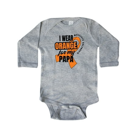 Inktastic I Wear Orange For My Papa Multiple Sclerosis Awareness Gift Baby Boy or Baby Girl Long Sleeve Bodysuit
Inktastic I Wear Orange For My Papa Multiple Sclerosis Awareness Gift Baby Boy or Baby Girl Long Sleeve Bodysuit