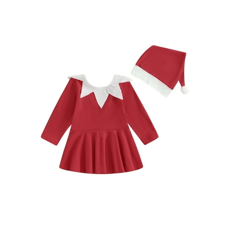 GXFC Toddler Girls Christmas Dress Clothes 6M 1T 2T 3T 4T Kids Girls Princess Dress with Santa Hat Outfit 2-piece Christmas Holiday-themed Clothing for Children Girls
GXFC Toddler Girls Christmas Dress Clothes 6M 1T 2T 3T 4T Kids Girls Princess Dress with Santa Hat Outfit 2-piece Christmas Holiday-themed Clothing for Children Girls