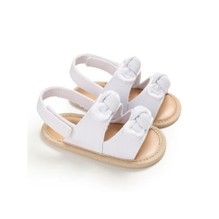 Lacyhop Toddler Kids Sandals First Walkers Crib Shoes Soft Sole Flat Sandal Wedding Cute Princess Shoe Lightweight Summer White 6-12 months
Lacyhop Toddler Kids Sandals First Walkers Crib Shoes Soft Sole Flat Sandal Wedding Cute Princess Shoe Lightweight Summer White 6-12 months