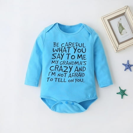 Leutsin Newborn Toddler Baby Girls Boys Letter Print Romper Jumpsuit Cute Casaul Clothes
Leutsin Newborn Toddler Baby Girls Boys Letter Print Romper Jumpsuit Cute Casaul Clothes