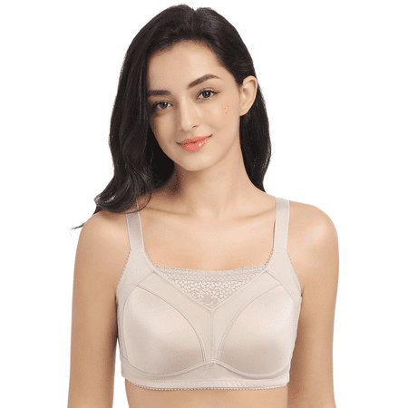 BIMEI Mastectomy Bra with Pockets for Breast Prosthesis Women s Full Coverage Wirefree Everyday Bra Plus size 8926 Beige 38A
BIMEI Mastectomy Bra with Pockets for Breast Prosthesis Women s Full Coverage Wirefree Everyday Bra Plus size 8926 Beige 38A