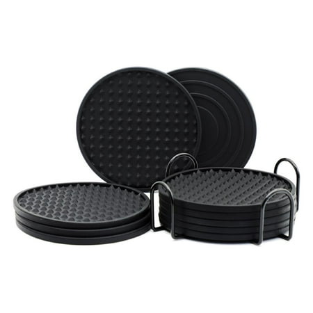 Julam Silicone Coasters Set of 8 with Holder Silicone Coasters Tabletop Protection for Any Table Type Wood Glass Stone Tables Dishwasher Safe Coasters for Drinks Fits Any Size of Drinking Glasses
Julam Silicone Coasters Set of 8 with Holder Silicone Coasters Tabletop Protection for Any Table Type Wood Glass Stone Tables Dishwasher Safe Coasters for Drinks Fits Any Size of Drinking Glasses