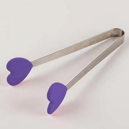 Promotion! Innovative Small Palm Silicone Tongs Stainless Steel Ice Tongs Mini Food Grade Silicone Food Tongs Gloves