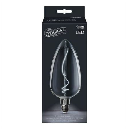 1 Pc Feit Tear Drop E26 (Medium) Filament Led Bulb Smoke Daylight 60 Watt Equivalence 1 Pk
1 Pc Feit Tear Drop E26 (Medium) Filament Led Bulb Smoke Daylight 60 Watt Equivalence 1 Pk