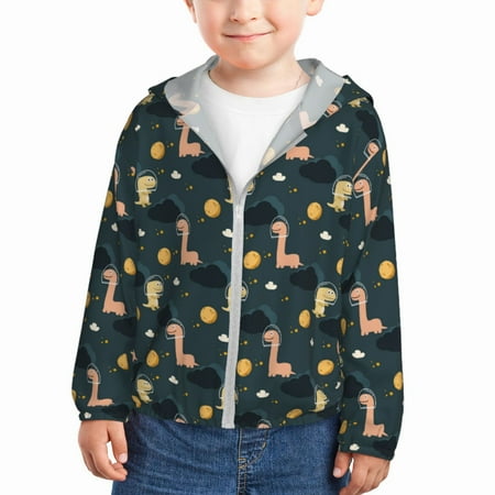 Lukts Dinosaur In The Space Print Children s Long-Sleeved Sun Protection Clothing Hooded Sweatshirts for Boys and Girls Outdoor Sports-4 Years
Lukts Dinosaur In The Space Print Children s Long-Sleeved Sun Protection Clothing Hooded Sweatshirts for Boys and Girls Outdoor Sports-4 Years