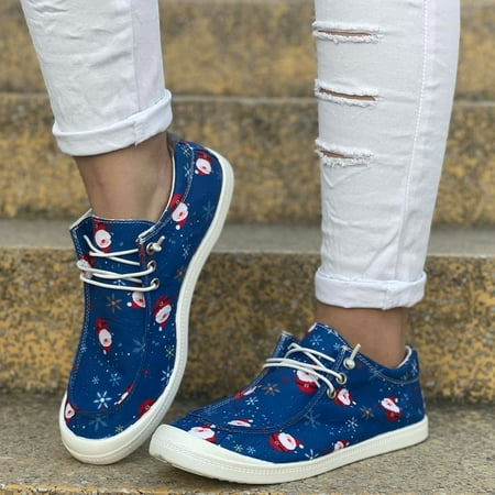 TALKVE Christmas Fashion Autumn And Winter Women Casual Shoes Round Toe Flat Bottom Non Slip Comfortable Slip On Christmas Print
TALKVE Christmas Fashion Autumn And Winter Women Casual Shoes Round Toe Flat Bottom Non Slip Comfortable Slip On Christmas Print