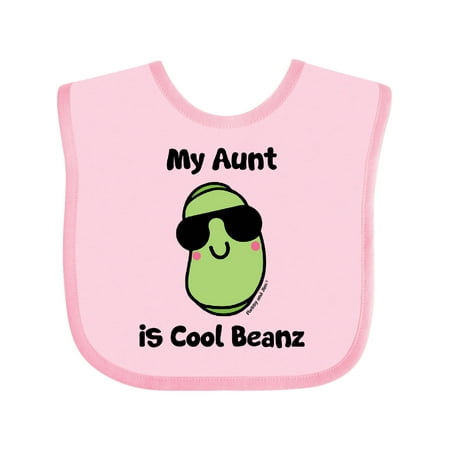 Inktastic Cool Beans Aunt Gift Baby Boy or Baby Girl Bib