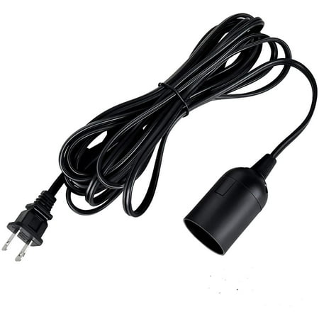 Simple Deluxe HILAMPCORDBLKXL 360W Extension Hanging Lantern Pendant Light Lamp Cord Cable 20 Feet E26/E27 Socket (No Bulb Included) Black
Simple Deluxe HILAMPCORDBLKXL 360W Extension Hanging Lantern Pendant Light Lamp Cord Cable 20 Feet E26/E27 Socket (No Bulb Included) Black