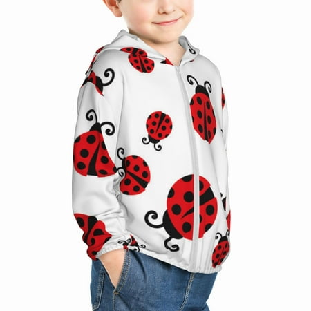 Uemuo Fly Flying Ladybug Pattern Rash Guard for Boys Girls Long Sleeve Swim Shirts UPF 50+ UV Sun Protection Hooded Fishing Shirt with Pocket for Kid-5 Years
Uemuo Fly Flying Ladybug Pattern Rash Guard for Boys Girls Long Sleeve Swim Shirts UPF 50+ UV Sun Protection Hooded Fishing Shirt with Pocket for Kid-5 Years
