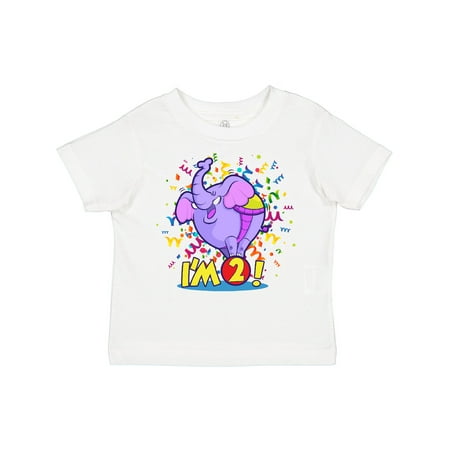 Inktastic I m Two Elephant Gift Toddler Boy or Toddler Girl T-Shirt