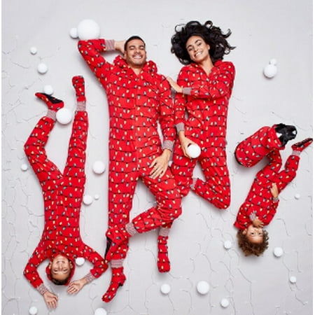 Family Xmas Matching Jumpsuit Pajamas Fairy Light Printed Family Sleepwear Christmas Front Zipper Nightwear
Family Xmas Matching Jumpsuit Pajamas Fairy Light Printed Family Sleepwear Christmas Front Zipper Nightwear