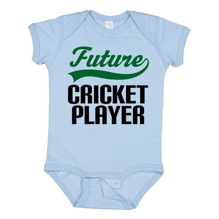 Inktastic Future Cricket Player Gift Baby Boy Bodysuit
