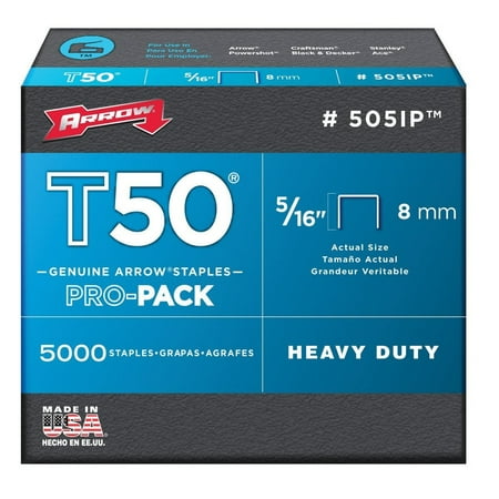 Arrow Fastener Arrow Fastener 505IP T50 Staples 5/16