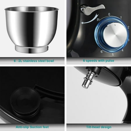 Mortilo best Kitchen gadgets 2022 Home Kitchen Stand Mixer 660W 6 Speeds Tilt Head Food Mixer Kitchen Electric Mixer PP Black
Mortilo best Kitchen gadgets 2022 Home Kitchen Stand Mixer 660W 6 Speeds Tilt Head Food Mixer Kitchen Electric Mixer PP Black