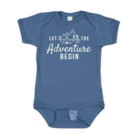 Inktastic Let the Adventure Begin with Camping Tent and Mountains Gift Baby Boy or Baby Girl Bodysuit
Inktastic Let the Adventure Begin with Camping Tent and Mountains Gift Baby Boy or Baby Girl Bodysuit