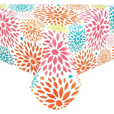 Newbridge Color Burst Celebration Flannel Backed Vinyl Tablecloth - Colorful Contemporary Geometric Print Spring and Summer Vinyl Tablecloth With Flannel Backing 52 In x 52 In Square
Newbridge Color Burst Celebration Flannel Backed Vinyl Tablecloth - Colorful Contemporary Geometric Print Spring and Summer Vinyl Tablecloth With Flannel Backing 52 In x 52 In Square