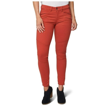 5.11 Tactical Microsand Finish Wyldcat Pants, Zippered Leg Gussets, Utility Pockets, Style 64019, Rosewood, 0/Long