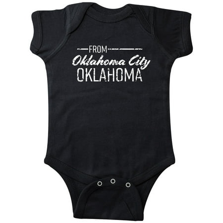 Inktastic From Oklahoma City Oklahoma in White Distressed Text Gift Baby Boy or Baby Girl Bodysuit
Inktastic From Oklahoma City Oklahoma in White Distressed Text Gift Baby Boy or Baby Girl Bodysuit