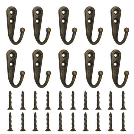 LYU 10Pcs Wall Hooks Reusable Good Load-bearing Zinc Alloy Saving Space Door Hanger for Bathroom
LYU 10Pcs Wall Hooks Reusable Good Load-bearing Zinc Alloy Saving Space Door Hanger for Bathroom