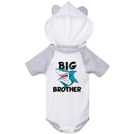 Inktastic Big Brother Shark Gift Baby Boy Bodysuit
