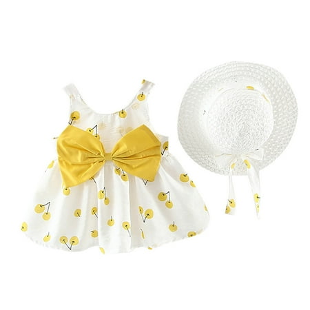 ZMHEGW Hat Kids Princess Cherry Baby Outfits Girls Sleeveless Bow Toddler Dresses Girls Outfits Set Baby Summer Autumn Clothing
ZMHEGW Hat Kids Princess Cherry Baby Outfits Girls Sleeveless Bow Toddler Dresses Girls Outfits Set Baby Summer Autumn Clothing