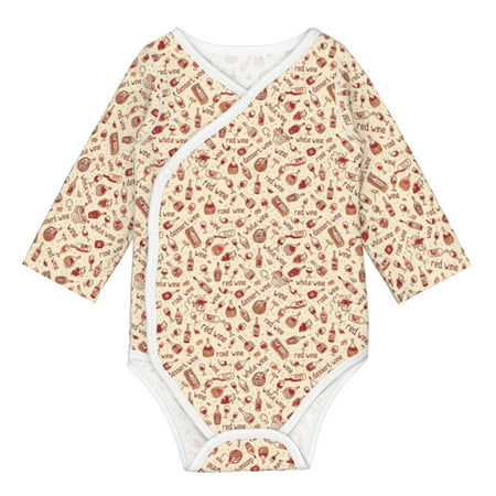 Coaee Red Wine for Soft Cotton Baby Long-Sleeve Bodysuit Girls Boys Bodysuit Romper
Coaee Red Wine for Soft Cotton Baby Long-Sleeve Bodysuit Girls Boys Bodysuit Romper