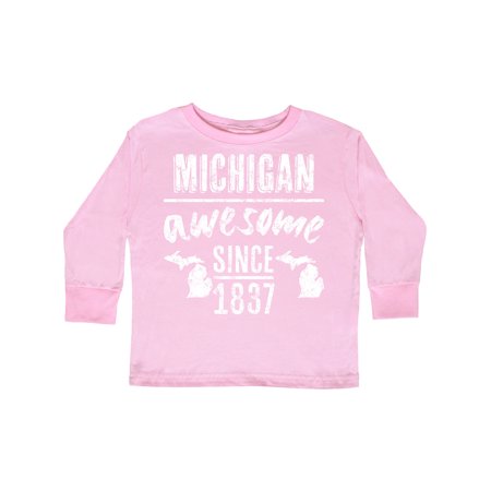 Inktastic Michigan Awesome Since 1837 Gift Toddler Boy or Toddler Girl Long Sleeve T-Shirt
Inktastic Michigan Awesome Since 1837 Gift Toddler Boy or Toddler Girl Long Sleeve T-Shirt