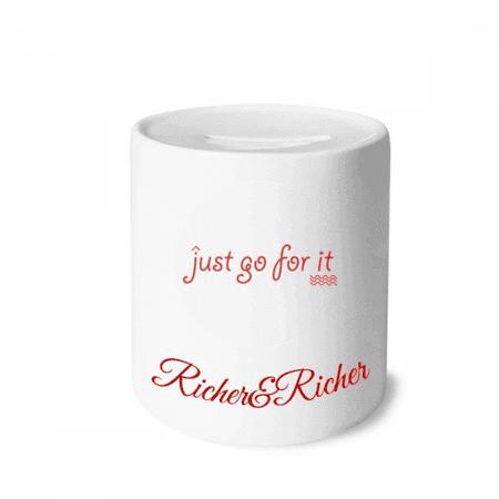 Buzzword Just Go For It Art Deco Fashion Rich and Rich Bank Saving Box Coin
Buzzword Just Go For It Art Deco Fashion Rich and Rich Bank Saving Box Coin