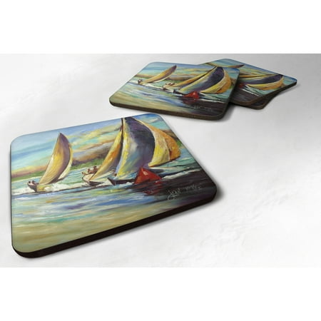 Carolines Treasures JMK1236FC Knost Reggata Sailboats Foam Coaster Set of 4 3 1/2 x 3 1/2 multicolor
Carolines Treasures JMK1236FC Knost Reggata Sailboats Foam Coaster Set of 4 3 1/2 x 3 1/2 multicolor