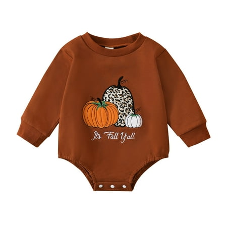XINSHIDE Infant Boys Girls Pumpkin Party Long Sleeve Cartoon Letter Prints Romper Newborn Bodysuits Baby Clothing
XINSHIDE Infant Boys Girls Pumpkin Party Long Sleeve Cartoon Letter Prints Romper Newborn Bodysuits Baby Clothing