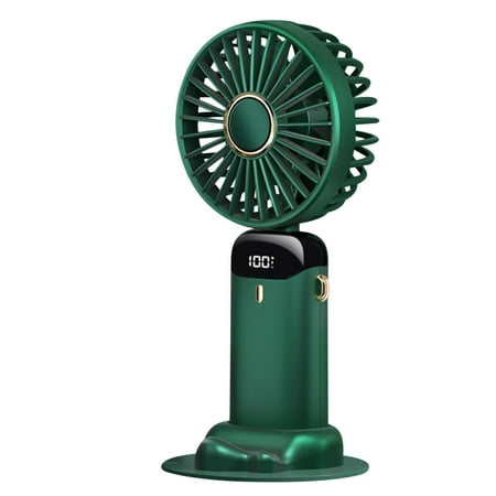 Aoujea Personal Fan Handheld Folding Fan Portable Electric Cold Compress Fan USB Rechargeable Desk Table Fan With 5 Wind Speed LED Digital Display Phone Holder(4000mA Power) Plastic Car Accessories
Aoujea Personal Fan Handheld Folding Fan Portable Electric Cold Compress Fan USB Rechargeable Desk Table Fan With 5 Wind Speed LED Digital Display Phone Holder(4000mA Power) Plastic Car Accessories