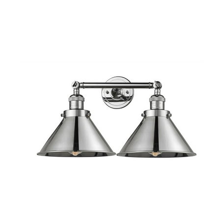 Polished Chrome Tone Bathroom Vanity 19 Wide Steel/Cast Brass Medium Base 2 Light Fixture
Polished Chrome Tone Bathroom Vanity 19 Wide Steel/Cast Brass Medium Base 2 Light Fixture