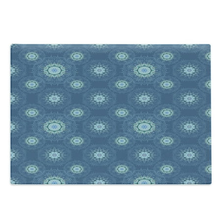 Blue Mandala Cutting Board Repetitive Intricate Round Motifs Floral Inspired Illustration Decorative Tempered Glass Cutting and Serving Board in 3 Sizes by Ambesonne
Blue Mandala Cutting Board Repetitive Intricate Round Motifs Floral Inspired Illustration Decorative Tempered Glass Cutting and Serving Board in 3 Sizes by Ambesonne