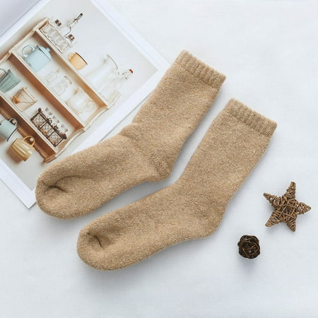 4 pair Mens Super Warm Heavy Thermal Merino Wool Winter Socks Color Random