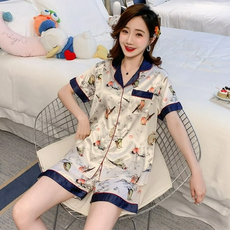 PIKADINGNIS Silk sleepwear women Female Sleepshirt Summer Girls Nightdress sexy sleepwear Sexy Lingerie Print Sleepshirt Plus Size Nightgown
PIKADINGNIS Silk sleepwear women Female Sleepshirt Summer Girls Nightdress sexy sleepwear Sexy Lingerie Print Sleepshirt Plus Size Nightgown