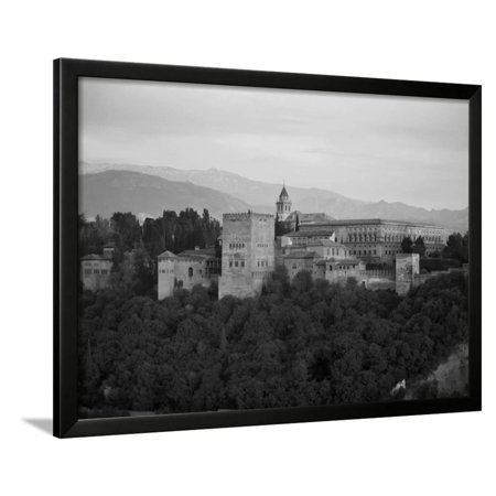 Alhambra Palace, Granada, Granada Province, Andalucia, Spain Framed Print Wall Art By Alan Copson