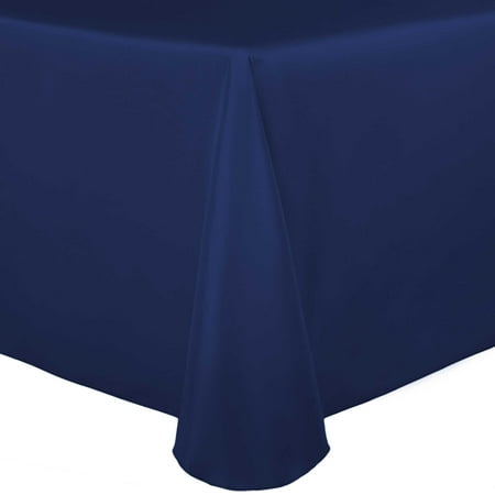 Ultimate Textile Bridal Satin 132 x 132-Inch Square Tablecloth