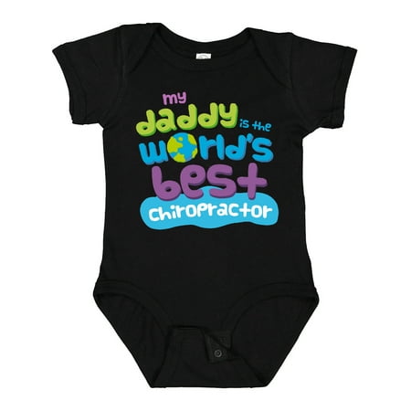 Inktastic World’s Best Chiropractor Daddy Gift Baby Boy or Baby Girl Bodysuit