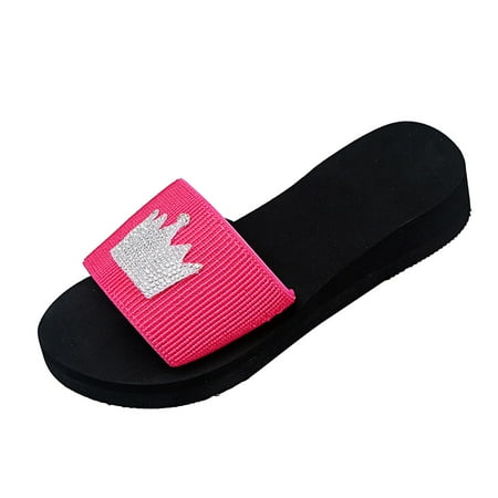 Wesracia shoe Women s Summer Personality Rhinestone Flat Crown Outer Wear Thick-soled sandals the shoes for ladies summer
Wesracia shoe Women s Summer Personality Rhinestone Flat Crown Outer Wear Thick-soled sandals the shoes for ladies summer