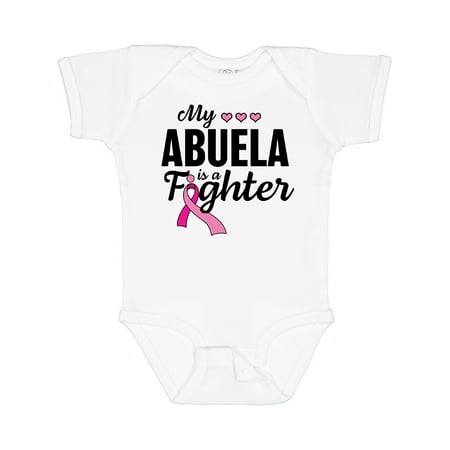 Inktastic Breast Cancer Awareness My Abuela is a Fighter Gift Baby Boy or Baby Girl Bodysuit
Inktastic Breast Cancer Awareness My Abuela is a Fighter Gift Baby Boy or Baby Girl Bodysuit
